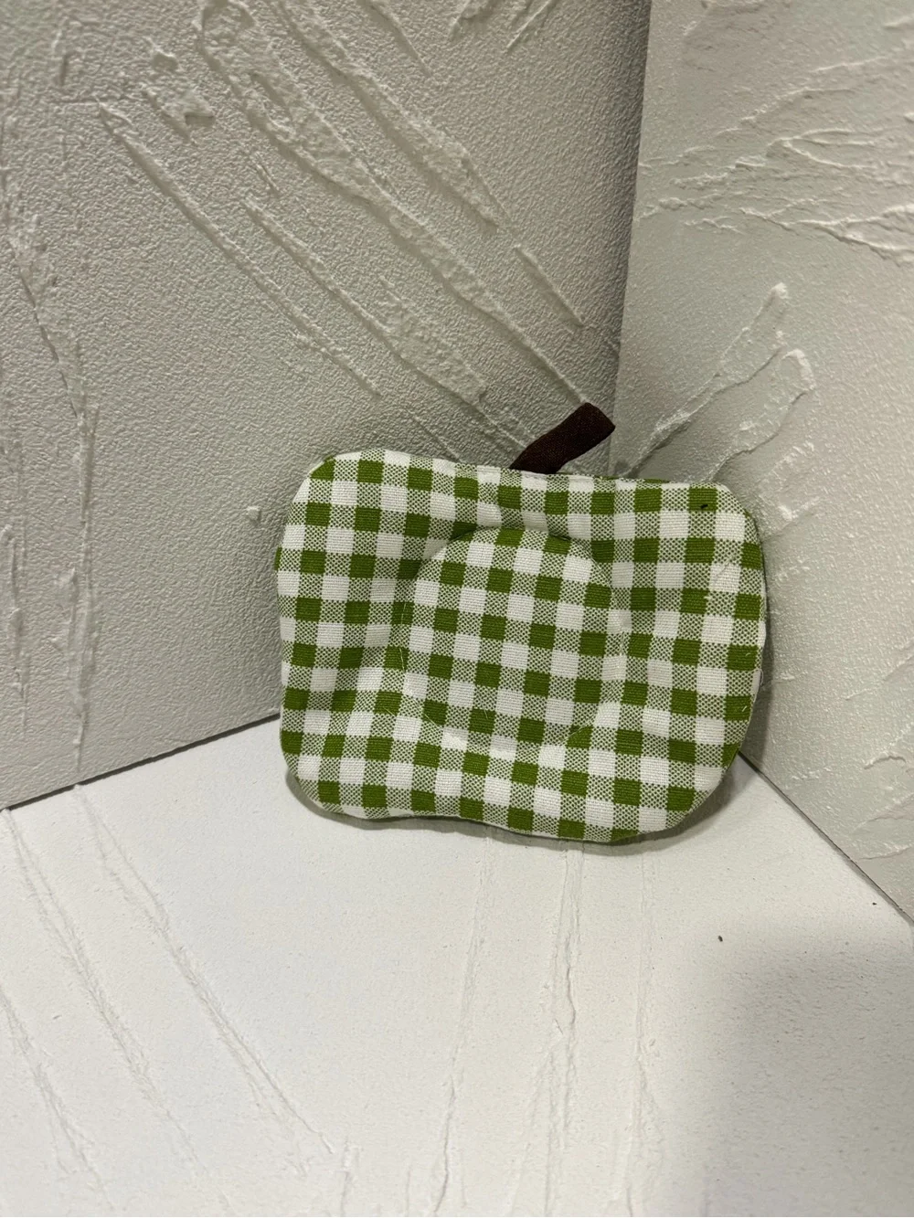 Set of 7 whimsy apple cloth coasters